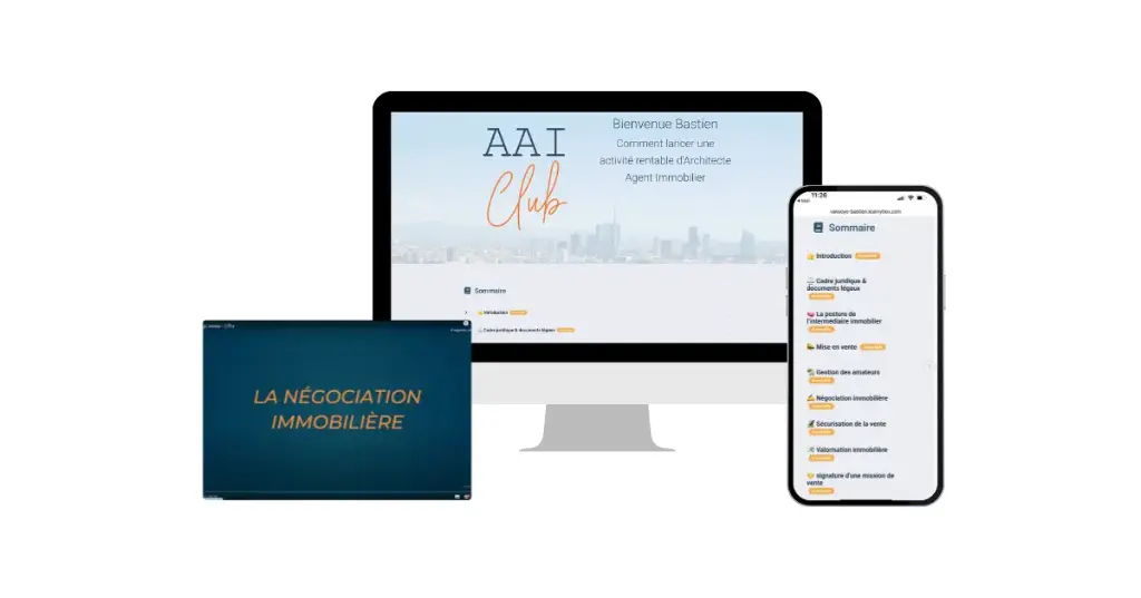 Formation Architecte Agent Immobilier 2026